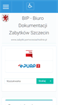 Mobile Screenshot of bip.zabytki.pomorzezachodnie.pl