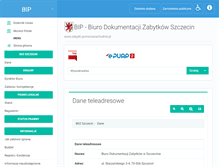 Tablet Screenshot of bip.zabytki.pomorzezachodnie.pl