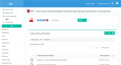 Desktop Screenshot of bip.kwpsr.pomorzezachodnie.pl
