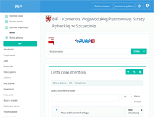 Tablet Screenshot of bip.kwpsr.pomorzezachodnie.pl