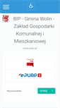 Mobile Screenshot of bip.zgkimwolin.pomorzezachodnie.pl