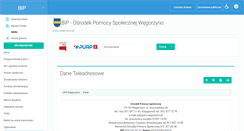 Desktop Screenshot of bip.opswegorzyno.pomorzezachodnie.pl